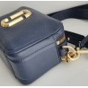 Marc Jacobs Snapshot Tasche aus Leder Navy Blau (Medium)
