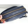 Marc Jacobs Snapshot Tasche aus Leder Navy Blau (Medium)
