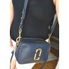 Marc Jacobs Snapshot Tasche aus Leder Navy Blau (Medium)