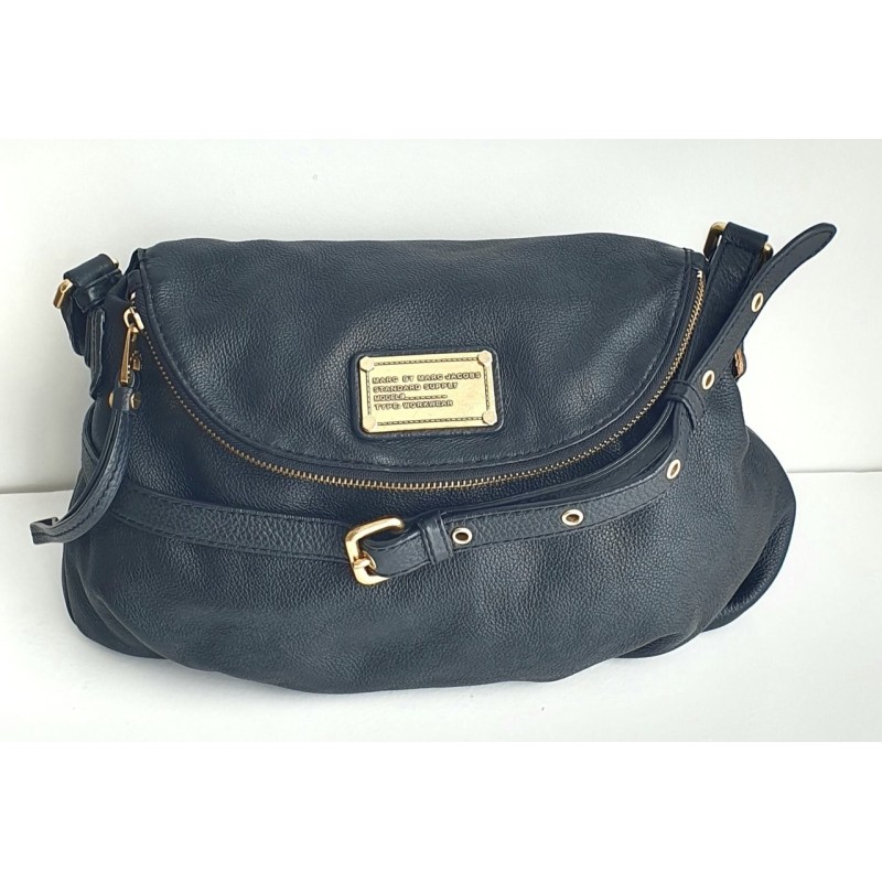 Marc By Marc Jacobs Natasha Schwarz Medium Leder