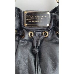 Marc by Marc Jacobs Henkelt/Beutel Tasche Soft Leder Schwarz