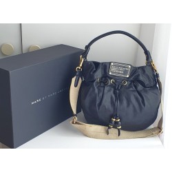 Marc by Marc Jacobs Henkelt/Beutel Tasche Soft Leder Schwarz