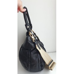 Marc by Marc Jacobs Henkelt/Beutel Tasche Soft Leder Schwarz