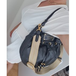 Marc by Marc Jacobs Henkelt/Beutel Tasche Soft Leder Schwarz
