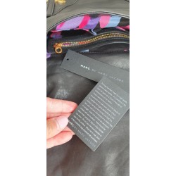 Marc by Marc Jacobs Natascha Crossbody Tasche aus Softleder Schwarz
