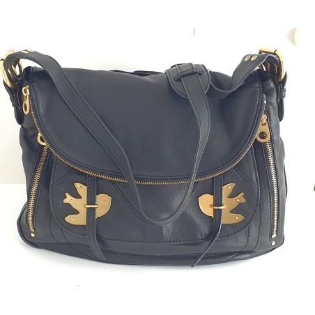 Marc by Marc Jacobs Natascha Crossbody Tasche aus Softleder Schwarz