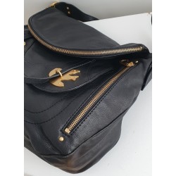 Marc by Marc Jacobs Natascha Crossbody Tasche aus Softleder Schwarz