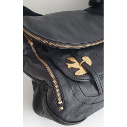 Marc by Marc Jacobs Natascha Crossbody Tasche aus Softleder Schwarz