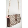 Gucci Vintage Clutch/Crossbody Tasche Leder Braun