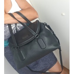 Marc by Marc Jacobs Natascha Crossbody Tasche aus Leder Schwarz