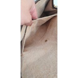 Gucci Vintage Clutch/Crossbody Tasche Leder Braun