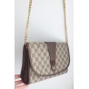 Gucci Vintage Clutch/Crossbody Tasche Leder Braun