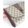 Gucci Vintage Clutch/Crossbody Tasche Leder Braun