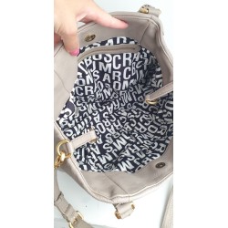 Marc Jacobs Henkel/Umhängetasche Medium Taupe-Beige