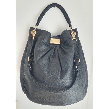 Marc Jacobs Henkel/Umhängetasche Softleder Gross Schwarz