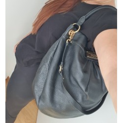 Marc Jacobs Henkel/Umhängetasche Softleder Gross Schwarz