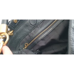 Marc Jacobs Henkel/Umhängetasche Softleder Schwarz