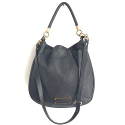 Marc Jacobs Henkel/Umhängetasche Softleder Schwarz