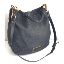Marc Jacobs Henkel/Umhängetasche Softleder Schwarz