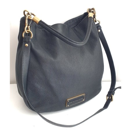 Marc Jacobs Henkel/Umhängetasche Softleder Schwarz