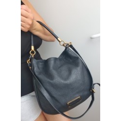 Marc Jacobs Henkel/Umhängetasche Softleder Schwarz
