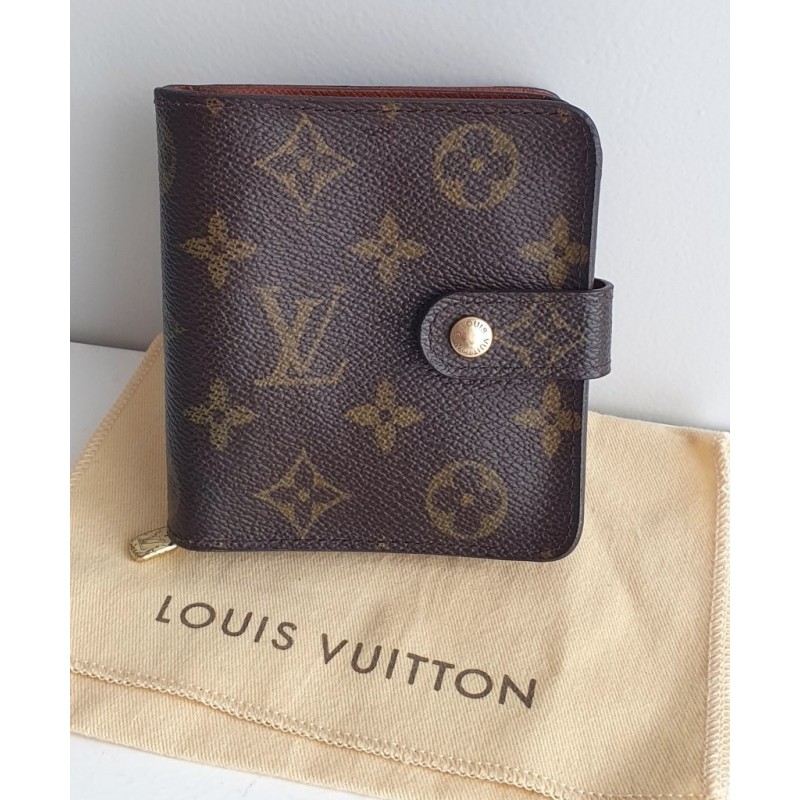 Louis Vuitton Portemonnaie Compact Zipped Canvas.
