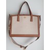 Tory Burch Tote Bag Textilgewebe Canvas in einem hellen Naturton