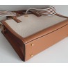 Tory Burch Tote Bag Textilgewebe Canvas in einem hellen Naturton