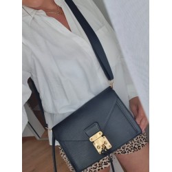 Louis Vuitton Epi Sellier Dragonne Clutch/Crossbody Epi Leder Schwarz M52618