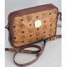 MCM Vintage Crossbody Tasche Cognac Canvas