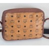 MCM Vintage Crossbody Tasche Cognac Canvas