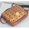 MCM Vintage Crossbody Tasche Cognac Canvas