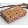 MCM Vintage Crossbody Tasche Cognac Canvas