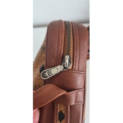 MCM Vintage Crossbody Tasche Cognac Canvas