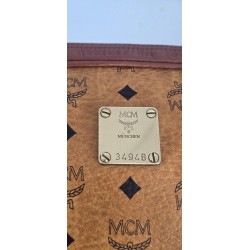 MCM Vintage Crossbody Tasche Cognac Canvas