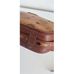 MCM Vintage Crossbody Tasche Cognac Canvas