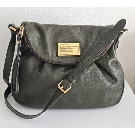 Marc By Marc Jacobs Natasha Medium Dunkelolivgrün Leder