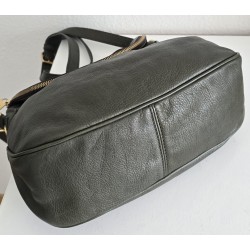 Marc By Marc Jacobs Natasha Medium Dunkelolivgrün Leder