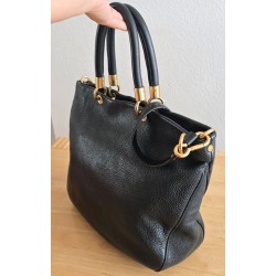 Marc Jacobs Henkel/Umhängetasche Softleder Schwarz