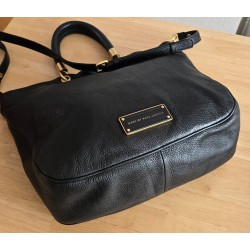 Marc Jacobs Henkel/Umhängetasche Softleder Schwarz