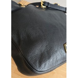 Marc Jacobs Henkel/Umhängetasche Softleder Schwarz