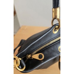 Marc Jacobs Henkel/Umhängetasche Softleder Schwarz