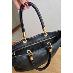 Marc Jacobs Henkel/Umhängetasche Softleder Schwarz