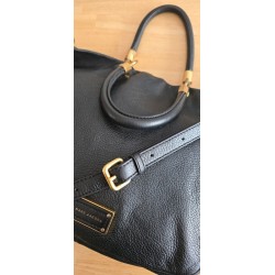 Marc Jacobs Henkel/Umhängetasche Softleder Schwarz