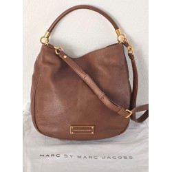 Marc Jacobs Henkel/Umhängetasche Softleder Braun