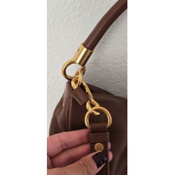 Marc Jacobs Henkel/Umhängetasche Softleder Braun