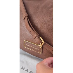 Marc Jacobs Henkel/Umhängetasche Softleder Braun