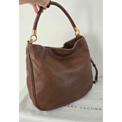 Marc Jacobs Henkel/Umhängetasche Softleder Braun