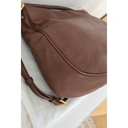 Marc Jacobs Henkel/Umhängetasche Softleder Braun