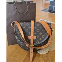 Louis Vuitton Chantilly GM Monogram Canvas  Umhängetasche Leder Braun